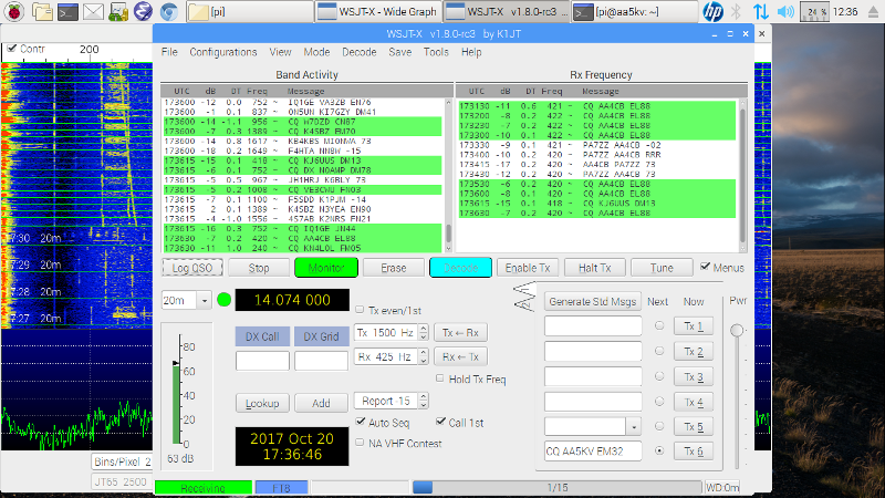 ft8 mode in WSJT-X