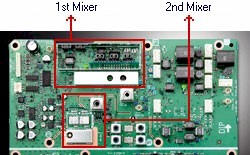 Fig. 4a: IC-7800 1st and 2nd Mixers