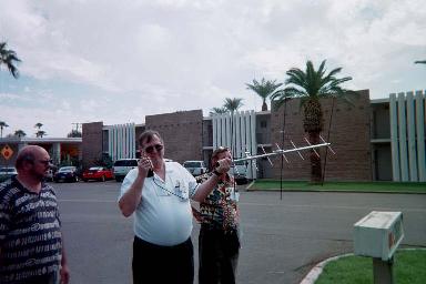 Amsat guy trying to hit a bird