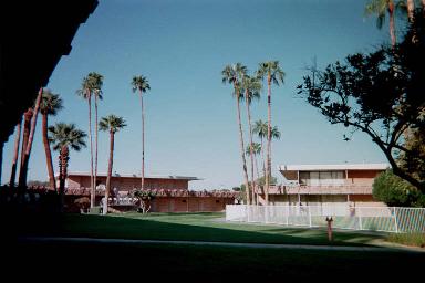 Scenic hotel grounds