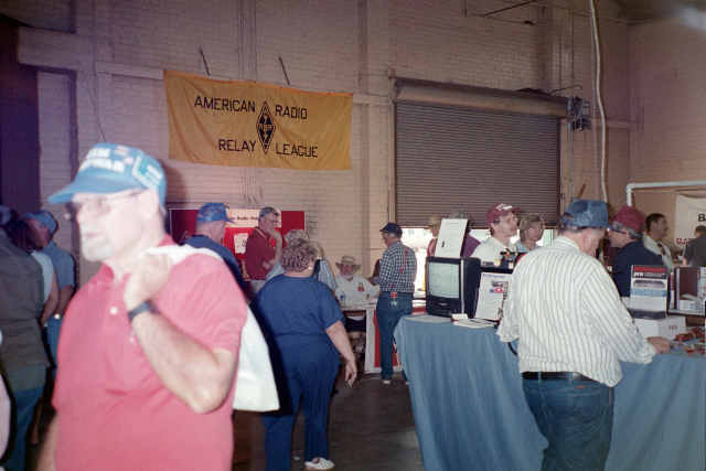 Inside the main exhibitors building