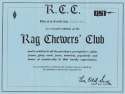 WA0VPK RAG CHEWERS CLUB 1969