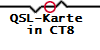 QSL-Karte 
in CT8