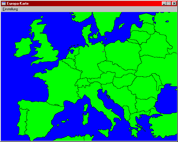 Europakarte in Multilog