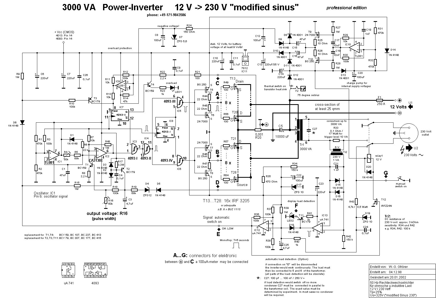 Inverter Circuit Diagram