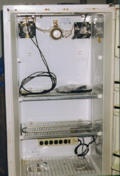 Inside of the W1FY Node Freezer