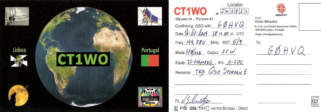 CT1WO QSL card