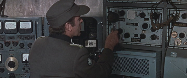 Richard Burton operating the Schloss Adler castle HF radio