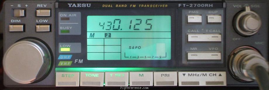 Yeasu FT-2700RH 144/432 MHz FM transceiver
