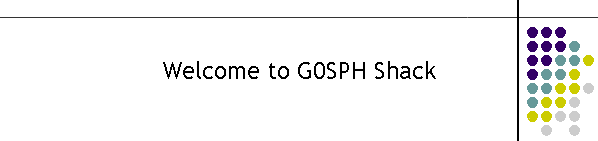 Welcome to G0SPH Shack