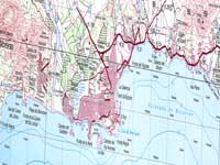Detailed map Puerto de mazarron