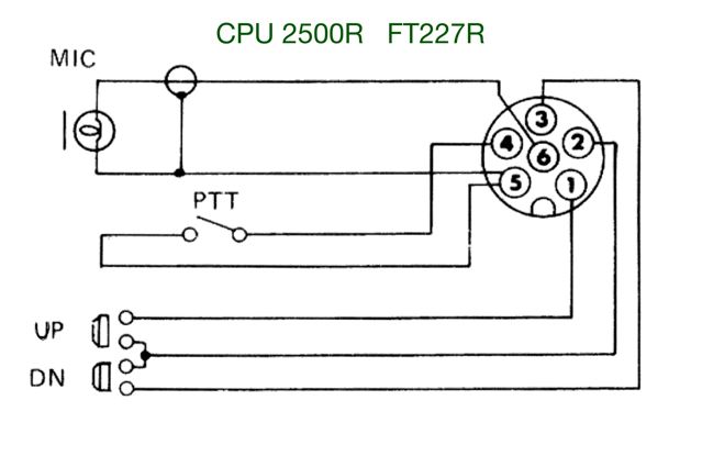 Yaesu Ft2500 Mic Wiring Diagram