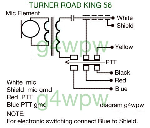 Telex Turner Road King 56 Wiring Diagram from www.qsl.net