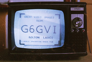 Great Video Images test card on 70cm from G6GVI in 1984
