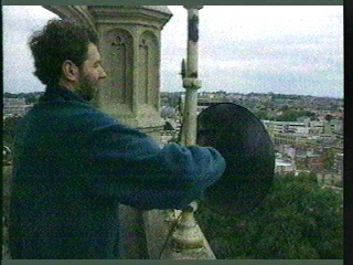 Picture received on 10GHz by G1HIA from GB0CT at the top of Bristol's Cabot Tower