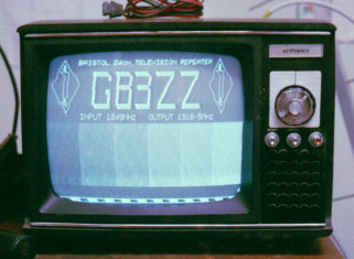 GB3ZZ received at G8CXH in 1993. The transmission is in colour, but I only had a monochrome receiver at the time!