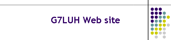 G7LUH Web site