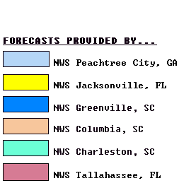 NWS Forecast Offices Serving Georgia 