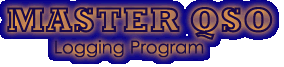 MASTER QSO logging Program