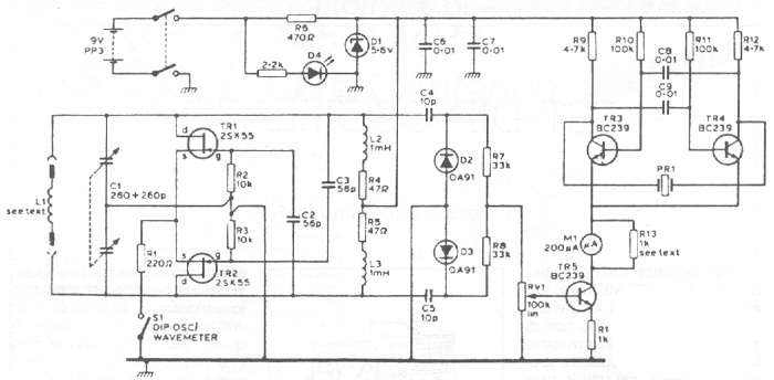 gate dip meter with 2sk55