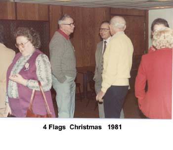 4 flags  Christamas 1981