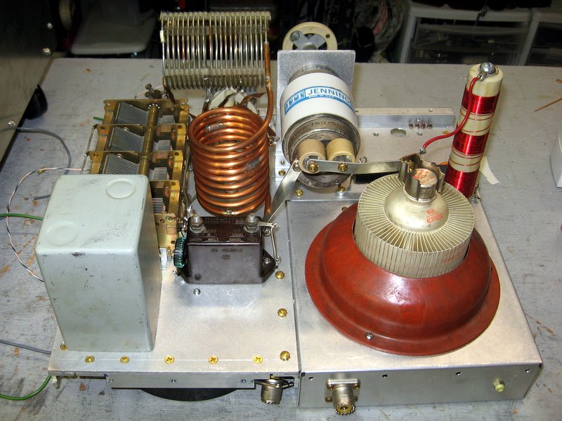 Back view, showing new tank circuit