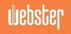 Old-tyme Webster logo