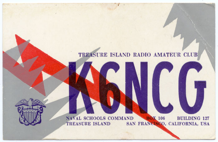 1962 K6NCG QSL CARD