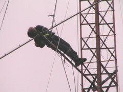 Jerry on 40m Boom