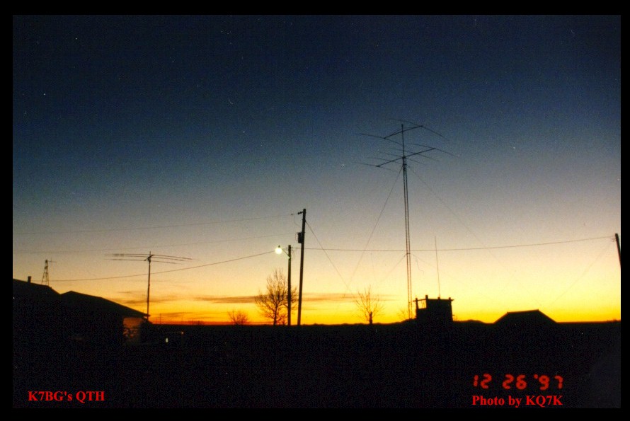Sunrise over K7BG