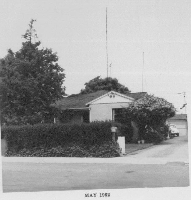 QTH in San Jose, California ca. 1962
