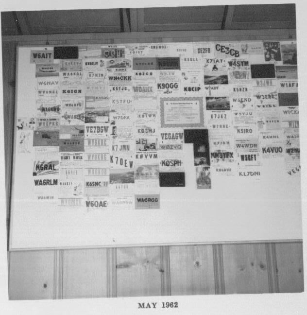 QSL Board - 1962