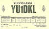 YUGOSLAVIA YK1DYL 83