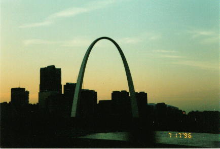 The Arch in St. Louis, MO