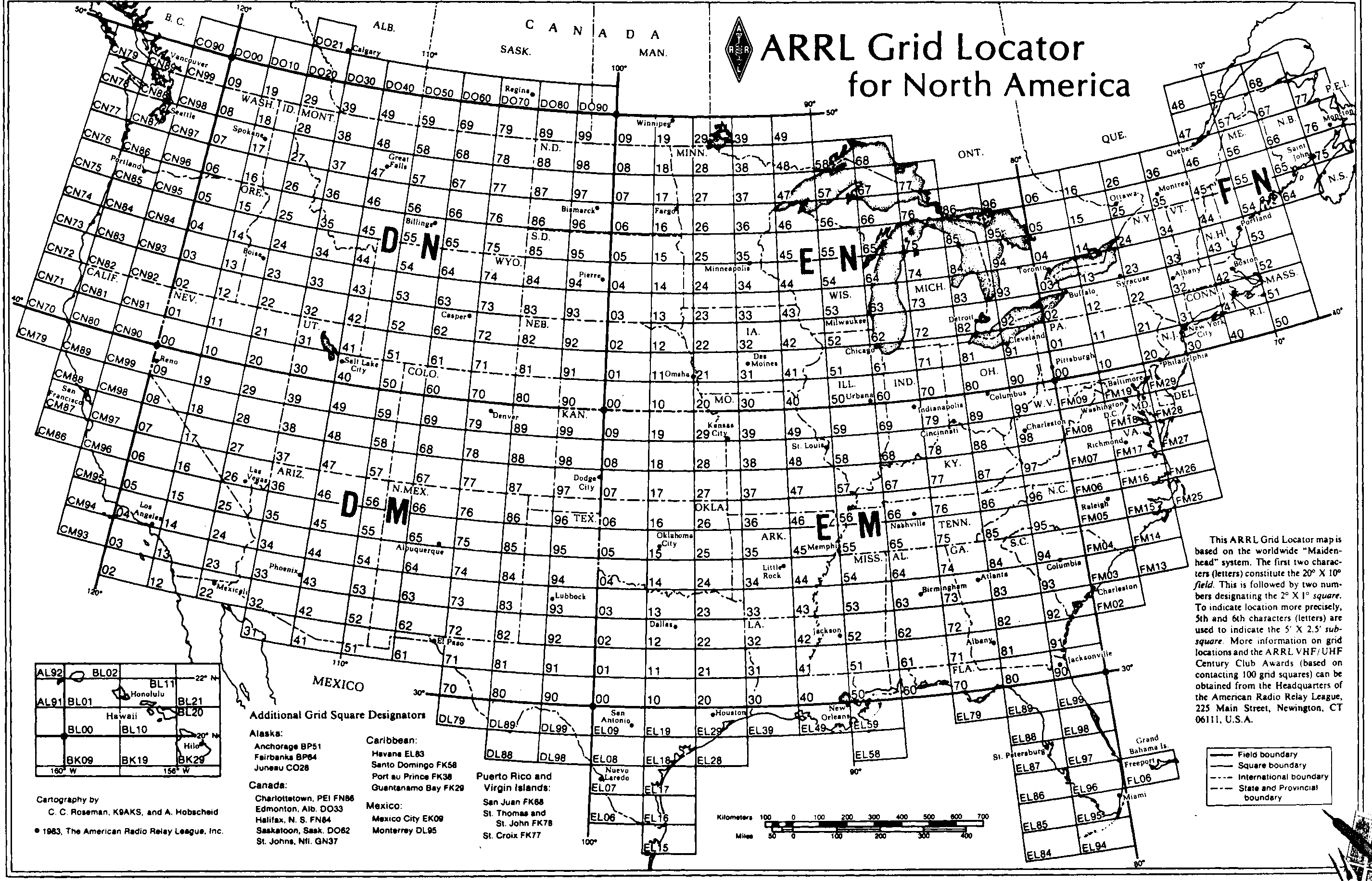 ARRL Grid Square Locator