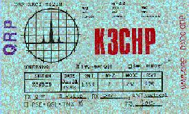 K3CHP's QSL Card