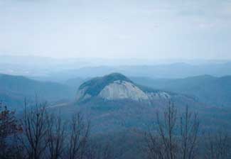 Looking Glass Rock from the Parkway