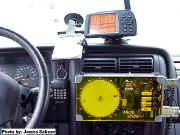 Larger image of the Doppler mounted in my Jeep.