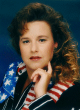 Kelly in her American Flag Outfit