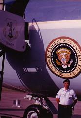 Guarding President and Air Force One 1984