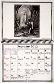 2012 Catholic liturgical calendar