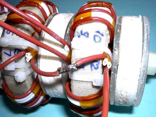 closeup view of spacers