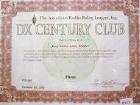 DX Century Club Award 133+ countries