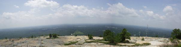 Atlanta, GA from the top of Stone Mountain