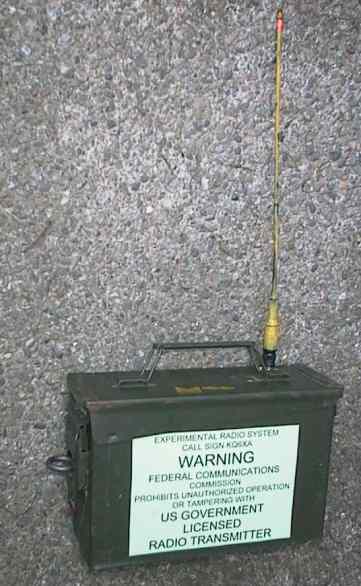 Standard Fox Transmitter in Ammo Box