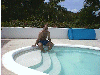 and now Rob PA3ERC enjoying a little poolside rest....