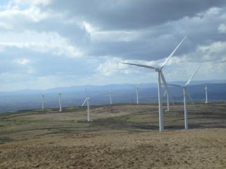 Wind farm on Big Collin
