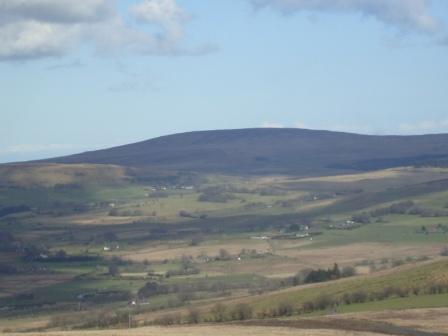 Looking across to Agnew's Hill