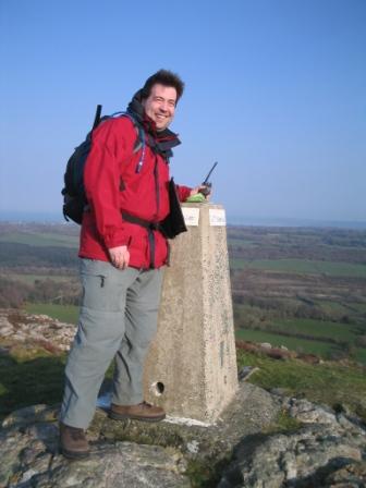 Tom at the trig point