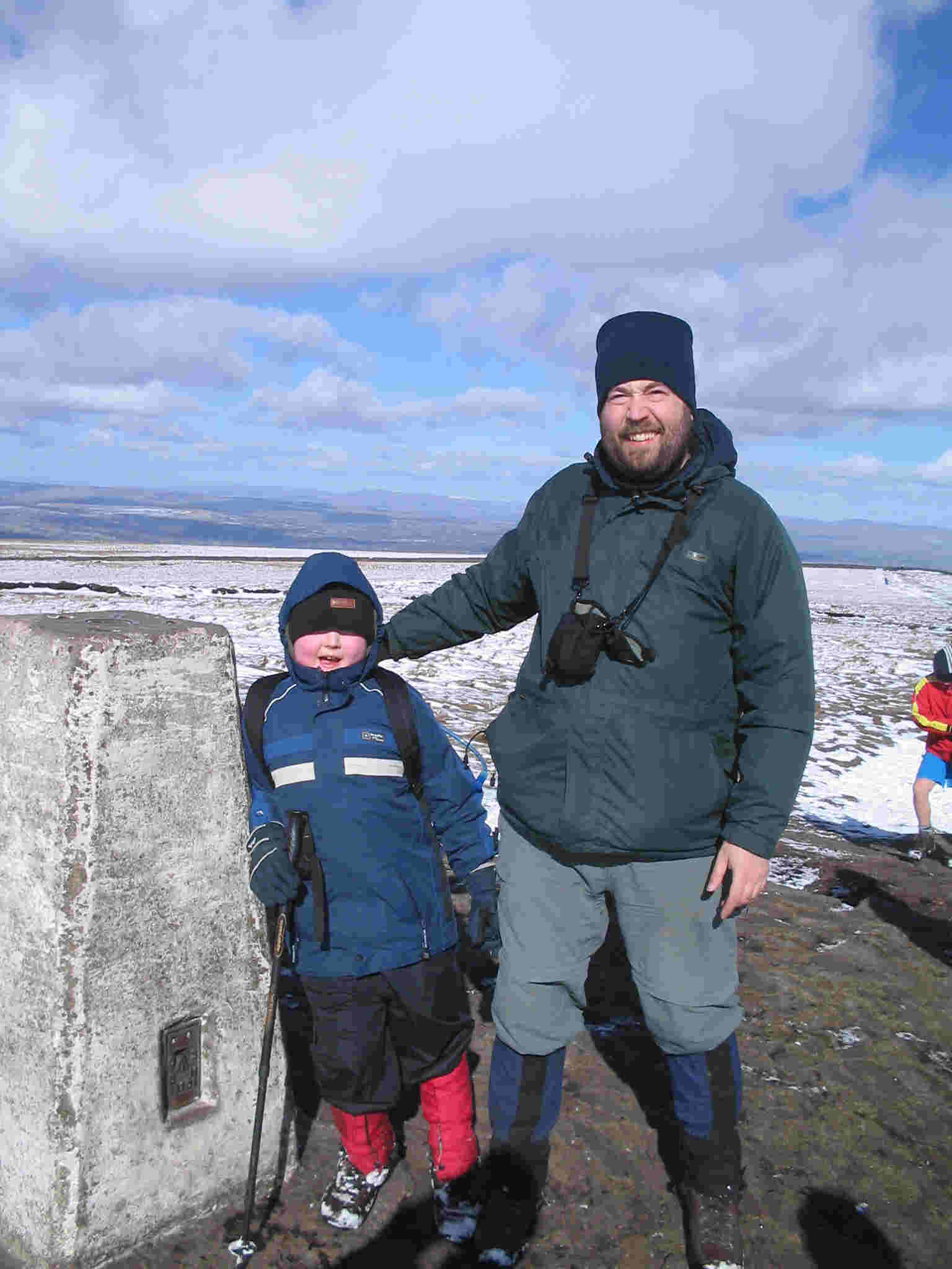 Liam and Tom on Pendle Hill